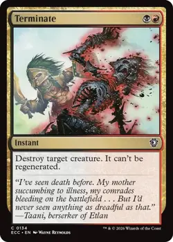 Terminate (C) #134 Commander: Lorwyn Eclipsed MTG NM - Image 1