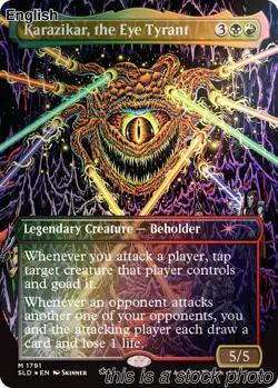 Karazikar, the Eye Tyrant (Rainbow Foil) [SLD - 1791] - Image 1