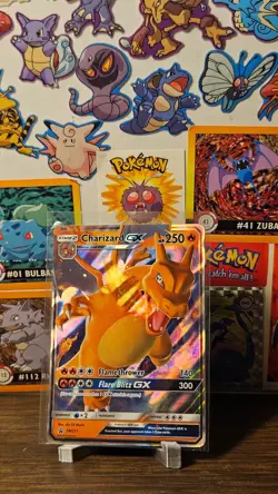 Pokemon Card - Charizard GX SM211 SM Sun & Moon Black Star Promo Holo - Image 1