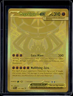 Pokemon ME03: Perfect Order Mega Zygarde ex 124/088 - Image 1