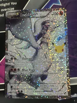 Reshiram 113/114 Celebrations: Classic Collection (unplay) Holo ~NM/MT Pokemon - Image 2