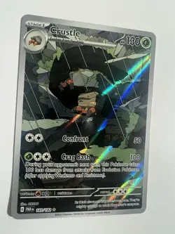 Pokemon TCG Crustle ~Paradox Rift 183/182 Holo Illustration Rare NM/M+condition. - Image 2