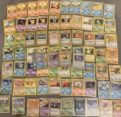 Pokemon TCG Vintage Lot 74 Cards Base Set Neo Jungle Fossil Holo Rare Gengar - Image 1