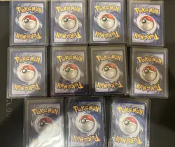 Pokemon TCG Vintage Lot 74 Cards Base Set Neo Jungle Fossil Holo Rare Gengar - Image 3