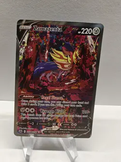 Pokemon Zamazenta V Crown Zenith Galarian Gallery Full Art Holo GG54/GG70 NM - Image 1