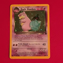 Pokemon TCG Dark Slowbro Team Rocket 12/82 Holo Rare 60 HP English 2000 - Image 1