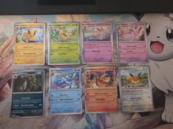 Pokemon TCG - Prismatic Evolutions EEVEELUTIONS set of 8 REV HOLO / HOLO - Image 1