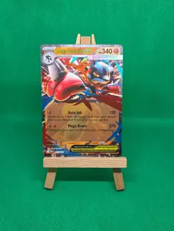 Pokemon TCG Mega Evolution Mega Lucario EX 077/132 Holo Foil English Pack Fresh - Image 2