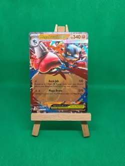 Pokemon TCG Mega Evolution Mega Lucario EX 077/132 Holo Foil English Pack Fresh - Image 3
