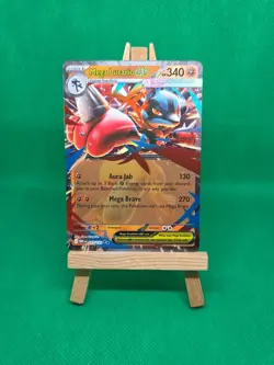 Pokemon TCG Mega Evolution Mega Lucario EX 077/132 Holo Foil English Pack Fresh - Image 4