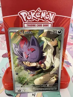 Pokemon N's Zorua 189 Scarlet & Violet Promo Cards Holo NM - Image 1