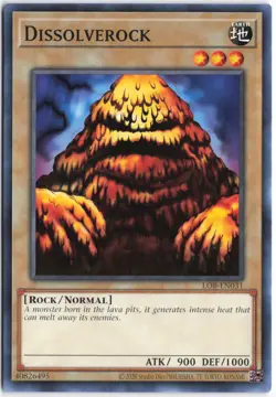Yugioh - Dissolverock LOB-EN031 Unlimited - Legend of Blue Eyes White Dragon (25 - Image 1