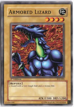 Yugioh - Armored Lizard SDJ-009 1st Edition - Starter Deck: Joey - Image 1
