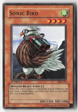 Yugioh - Sonic Bird MRL-093 1st Edition - Magic Ruler - Image 1