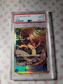 PSA10 2024 One Piece Japanese One Piece The Best PRB01 118 Kaido SR - Image 1