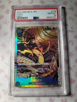 PSA10 2024 One Piece Japanese One Piece The Best PRB01 118 Kaido SR - Image 2