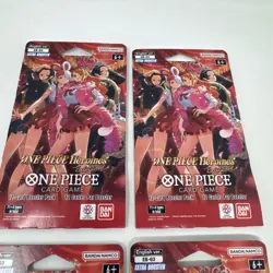 4x One Piece Heroines EB-03 Sleeved Booster Pack TCG CCG Bandai English New - Image 2