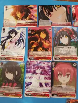 Weiss Schwarz WS-61 English "Date A Live" Card Lot - Image 2