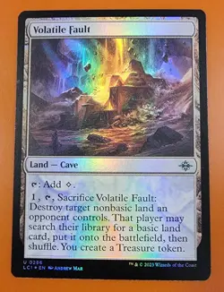 1x Volatile Fault | FOIL | Lost Caverns of Ixalan | MTG Magic Cards - Image 1