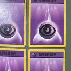 Pokemon TCG Base Set Psychic Energy Cards Lot 9x Wizards of the Coast 101/102 - Image 5