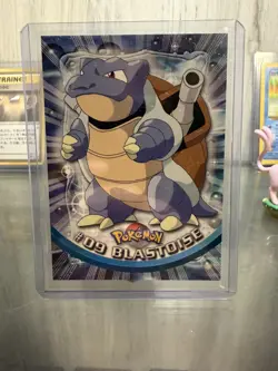 Pokemon Card Topps 1999 NH Black Logo # 09 Blastoise - Image 1