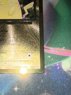 Pikachu 58/102 Celebrations Metal Card English Pokemon TCG Light Play - Image 4