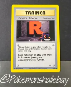 Rocket's Hideout 63/64 - Neo Revelation Set *LP* Uncommon Pokemon Card - Image 1