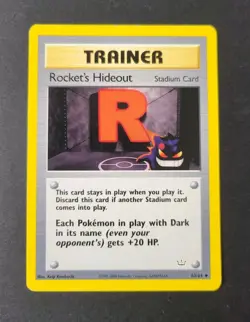 Rocket's Hideout 63/64 - Neo Revelation Set *LP* Uncommon Pokemon Card - Image 2