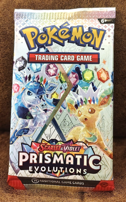 4 NEW SEALED Prismatic Evolution Booster Packs Pokemon Cards Variety Pack Arts - Image 4