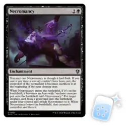 NECROMANCY Murders At Karlov Manor: Commander Magic MTG MINT CARD - Image 1