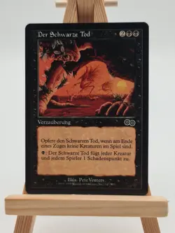 Der Schwarze Tod Urza´s Saga Magic Karte MTG Deutsch (Pestilence) - Image 1