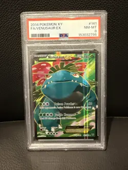 2014 Pokemon XY Venusaur Ex 141/146 Full Art Holo - Image 1