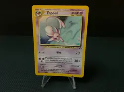Pokemon TCG Vintage Espeon 1/75 Holo Rare Neo Discovery Unlimited - Image 1