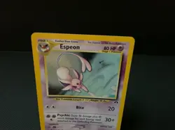 Pokemon TCG Vintage Espeon 1/75 Holo Rare Neo Discovery Unlimited - Image 2