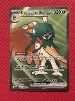 Decidueye ex 100/088 Holo Ultra Rare Perfect Order Pokemon Near Mint - Image 1