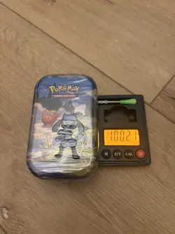 Pokemon Ascended Heroes Mini Tin - 100.21 VERY HEAVY 🔥Possible GOD PACKU!🔥 - Image 1