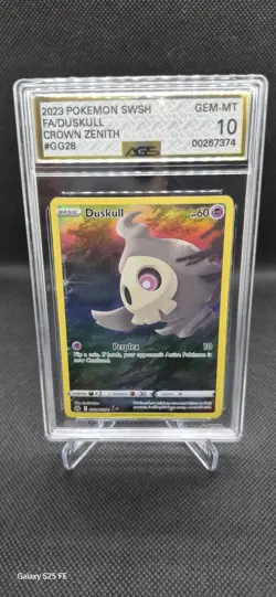 Gem Mint 10 2023 Pokemon Duskull Crown Zenith Full Art SWSH #GG28 - Image 1