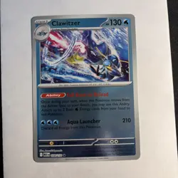 Clawitzer - Reverse Holo 038/132 ME01: Mega Evolution NM Pokemon Fast Ship - Image 1
