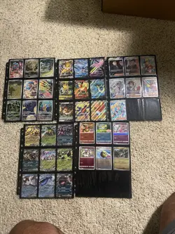 Pokemon Binder Collection Lot Cards IRs Full Art Holos Lot 151 Destined Rivals - Image 1