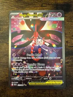 Pokemon Chaos Rising Mega Evolution Mega Floette EX SIR 117/86 NM - Image 1
