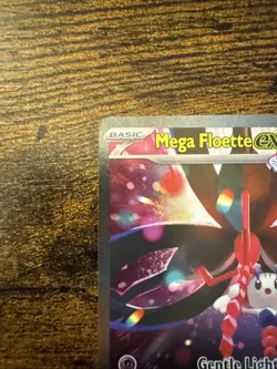 Pokemon Chaos Rising Mega Evolution Mega Floette EX SIR 117/86 NM - Image 2