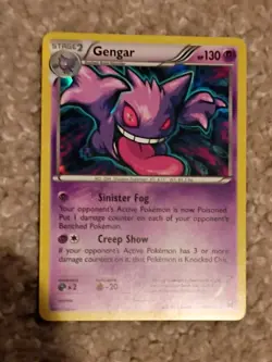 2015 Pokemon XY - BREAKthrough Gengar Holo 60/162- NM - Image 2