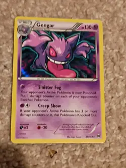 2015 Pokemon XY - BREAKthrough Gengar Holo 60/162- NM - Image 3