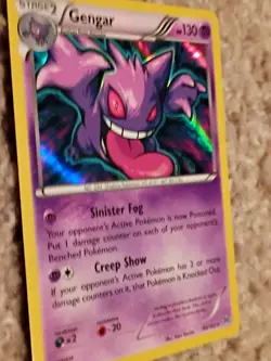 2015 Pokemon XY - BREAKthrough Gengar Holo 60/162- NM - Image 4