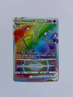 Charizard VStar 174/172 Brilliant Stars Rainbow Holo Pokemon TCG - Image 1
