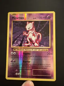 Pokemon TCG Mewtwo 51/108 Reverse Holo Rare Evolutions XY Mint Condition - Image 1