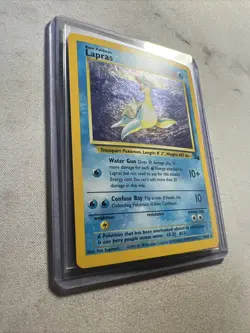 Pokemon TCG Lapras Fossil 10 Holo Unlimited Holo Rare - Image 2