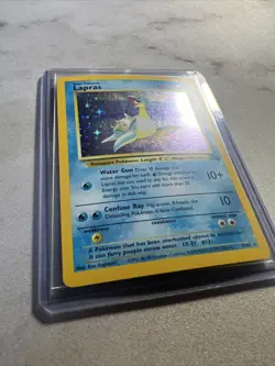 Pokemon TCG Lapras Fossil 10 Holo Unlimited Holo Rare - Image 3