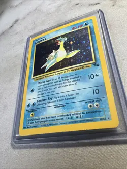 Pokemon TCG Lapras Fossil 10 Holo Unlimited Holo Rare - Image 4