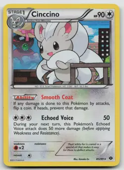 Pokemon Card Cinccino Holo Rare Next Destinies 85/99 - Image 1